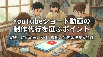 YouTubeショート動画の制作代行を選ぶポイント
