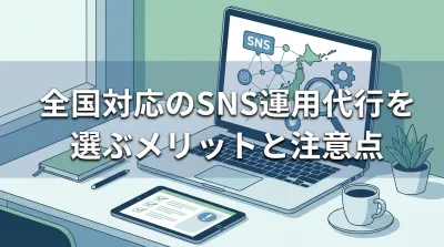全国対応のSNS運用代行を選ぶメリットと注意点