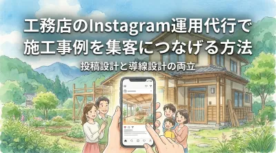 工務店のInstagram運用代行で施工事例を集客につなげる方法