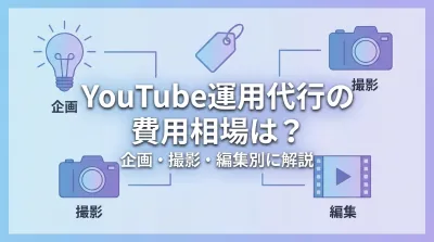 YouTube運用代行の費用相場は？企画・撮影・編集別に解説