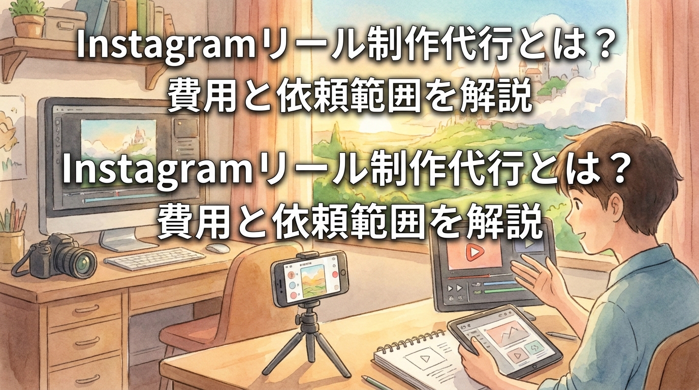 Instagramリール制作代行とは？費用と依頼範囲を解説